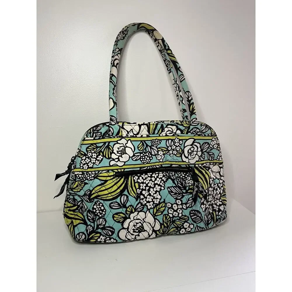 Vera Bradley RETIRED ISLAND BLOOMS Bowler Handbag Shoulder Purse Bag